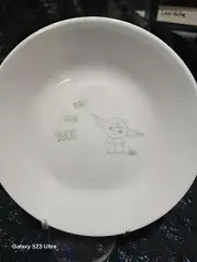 NEW Corelle Star Wars Appetizer Grogu Dessert Snack Plate 6 3/4