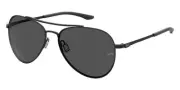 Under Armour Ua 0007/G/S Sunglasses Matte Black Aviator 59mm New 100% Authentic