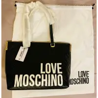 在飛比找蝦皮購物優惠-LOVE MOSCHINO托特包