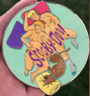 Gay Pride Scooby Snacks IV 4”-3mm Thick Fantasy Inspired Hard Enamel Pin NSFW