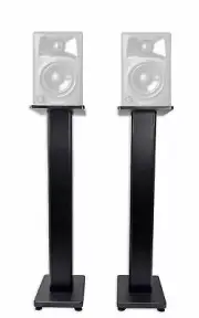 (2) Rockville 36” Studio Monitor Speaker Stands For M-Audio AV42 Monitors