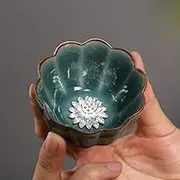 2pc 55ml Lotus Jianzhan Tea Cup High Grade Kung Fu Ceramic Tea Cup