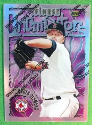1996 Topps Finest Roger Clemens #46 Intimidators Refractor? NM
