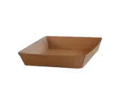Corrugated Kraft Tray - Square (178 x 178 x 45 mm) (250pcs/ctn)
