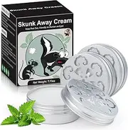 Skunk Repellent Outdoor, 3 Pcs Natural Peppermint Skunk Repellent Cream - Humane Powerful Skunk Deterrent Outdoor for Repel Squirrel, Mouse, Mole from Yard Garden Lawn