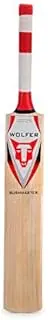 Wolfer Bushmaster Grade 3 Kashmir Willow Cricket Bat (Size-Short Handle; Red)