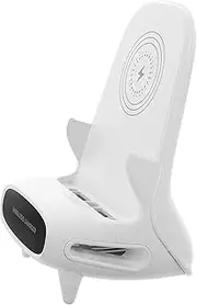 SECFOU Phone Charging Stand Dock for Desk Stylish Chair Inspired Design Convenient Wireless Charger with Sound Amplification for Video Watching and Music for Use