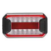 Narva 9-33V LED Stop/Tail Lamp with In-Built Reflector, Clear Lens and 0.5m of Hard-Wired Cable - 97146
