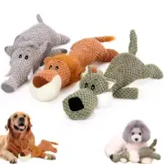 Pet Dog Toy For Large Dogs Cute Plush Squeak Stuffed Toys Fleece Durable Chewing