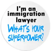 I'm Immigration Lawyer What's Your Superpower - 100 Pack Circle Stickers 3 Inch
