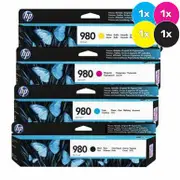 HP 980 Ink Cartridge Value Pack - Includes: [1 x Black, Cyan, Magenta, Yellow]