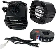 Handlebar Speaker,Motorcycle Audio Sound System - HiFi Sound Motorcycle Stereo, Weatherproof Audio Amp System for Women Men