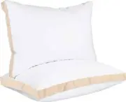 Gusset Bed Pillows Pack of 2 for Sleeping King & Queen Size Utopia Bedding