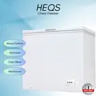 HEQS 200L Chest Freezer Adjustable Temperature Control