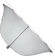 Outdoor Lightweight Hammock 360 Degree Protection Mosquito Net Separated Hook Bug Netting Cover Garden Patio Lawn Travel Gray