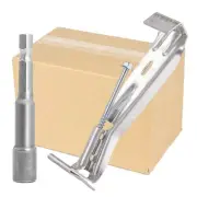 Quick Screw Gutter Hangers 5 Inch- 5 Inch Gutter Clips - Hidden Bracket Clips...