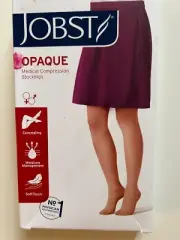 Jobst Women's Opaque Compression Knee-Hi 20-30 mmhg Natural Small Knee OT