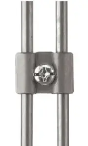 20 Raw Steel Wire Grid Panel Connectors Connector Slat Grid Connect Join