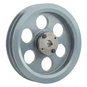 Cast Iron 8.75" Dual Groove Pulley Belt B Section 5L with 3/4" Sheave Bushing
