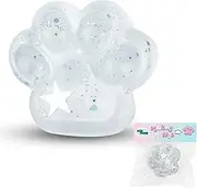 Squishy Paw,Squishy Fidget Toys Pack,Cat Paw Squeeze Toys,Cute Stuffers,Stress Sensory Toy Gift for Adults & Kids,Christmas Stocking Stuffers,Easter Basket Stuffers 1Pcs(Transparent)