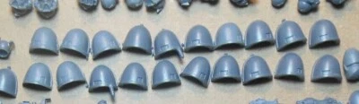 Chaos & Space Marines 90s Individual Shoulder Pads Games Workshop Warhammer 40k