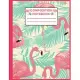Flamingo Composition Notebook: Watercolor Cute Pink Flamingo composition preschool kindergartencollege ruled notebook journal For Kids, Girls - Wide