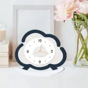 Table Clock Silent Desk Clock Timepiece Non Ticking Rocking Tabletop Ornament