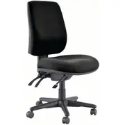 BURO ROMA HIGH BACK 3 LEVER NO ARMS BLACK