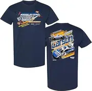 Kyle Larson 2025 Indy/NASCAR Cup H1100 Memorial Day Double 2-Spot T-Shirt Blue