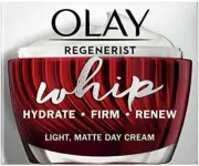 Olay Regenerist Whip Light as Air Touch Active Day Cream 50ml New