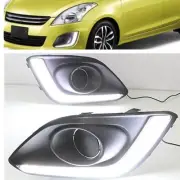 2pcs Car Front Daytime Running Light White DRL For Suzuki Swift 2014-2017 (for: Suzuki)