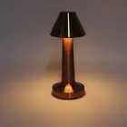 Portable Cordless Table Lamp 3-tone Light Rechargeable Rose Gold