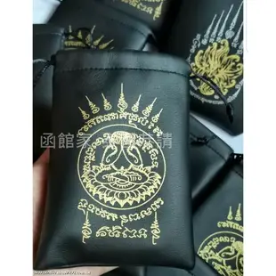 【泰國 恭請 聖物-佛牌聖物收藏黑袋】0016 現貨 狐仙 掩面佛 拉胡 拉胡天神 防小人 招桃花 收納包 收納 收藏