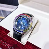 在飛比找蝦皮商城精選優惠-奧古拉斯星空彩鑽全自動機械手錶男士防水夜光個性時尚男士腕錶潮