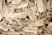 Quartz Crystal Necklace Pendant 1 1/4" Healing Crystal Stone Metaphysical Stone