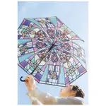 日本正品 FELISSIMO YOU+MORE！ 彩繪玻璃風 陽傘