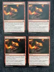 4 DEVOUR IN FLAMES ~mtg NM Oath Of Gatewatch Unc x4
