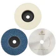 3pcs 3" Flap Sanding Disc HSS Circular Saw Blade Cut Off Wheel For Angle Grinder