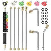 Sealegend 8FT Pressure Washer Extension Wand for Gutter Cleaning, Upgrade Pow...