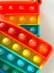 Pop It Double Sided, COUNT MULTIPLY Learn Add Subtract Toy Push Stress Fidget