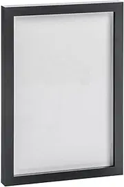 Nicola Spring Photo Frame - Fits Photo Size 8 x 12" (20 x 30cm) - Pack of 1 - Black Picture Frame Wall Mounted Portrait A4 Photo Frame with Stand Freestanding Photo Certificate Display Poster Frame