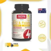 Jarrow Formulas, Methyl B-12 & Methyl Folate, Lemon, 100 Chewable Tablets