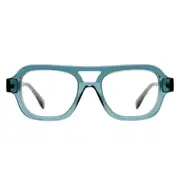geometric plano mirror 53 Blue