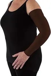 JOBST Bella Lite Compression Sleeves, 20-30 mmHg, Armsleeve, Brown, Large Long