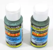 2 Bottles ~ DECOART ULTRA GLOSS PAINT - DG13 - Avocado ~ 1 oz.