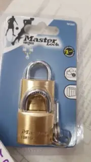 MASTER LOCK Padlock FORTRESS FM1830T 2 Pack New 18mm