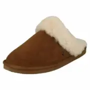 Ladies Padders Sheepskin Mule Slippers Cosy