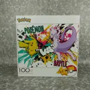 Pokemon Pikachu vs Mewtwo 100 Piece Jigsaw Puzzle v Battle Nintendo Buffalo Game