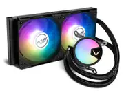 Valkyrie A240 240mm All-In-One Liquid Cooling With 2x ARGB Fans - Black [COOLVKA240B]