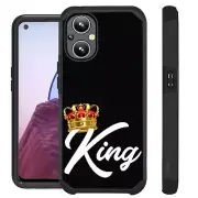FUSION Case For OnePlus Nord N20 5G Hybrid Phone Cover KING CROWN